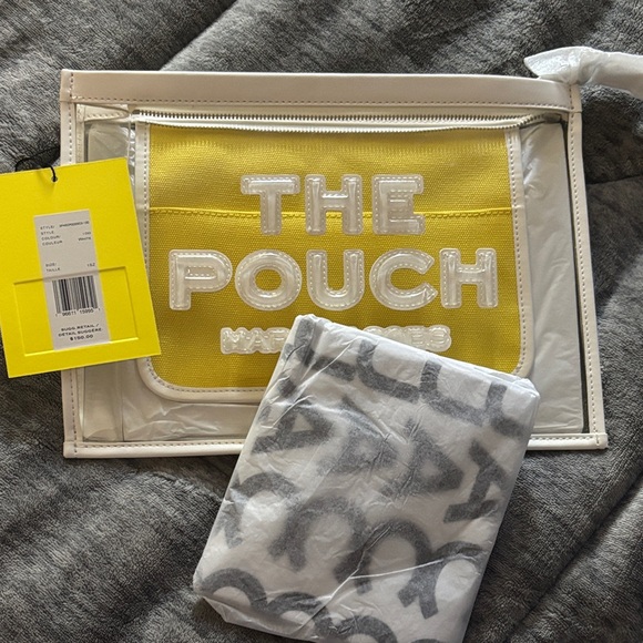 Marc Jacobs Yellow and White Pouch - Picture 3 of 3